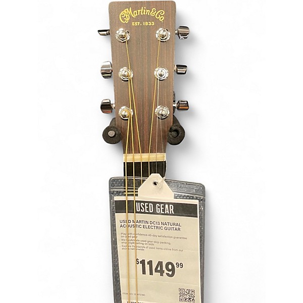 Used Martin DC13 Natural Acoustic Electric Guitar