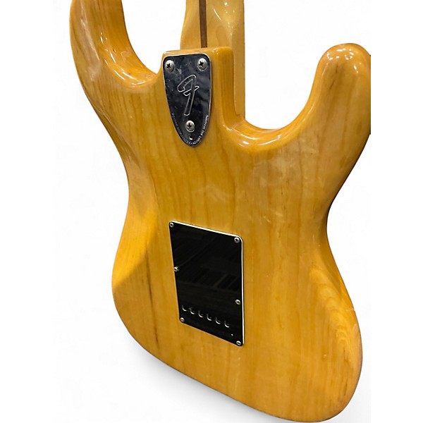 Vintage 1977 Fender Stratocaster Left Handed Natural Solid Body Electric Guitar