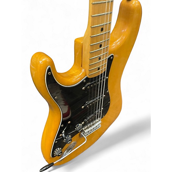 Vintage 1977 Fender Stratocaster Left Handed Natural Solid Body Electric Guitar