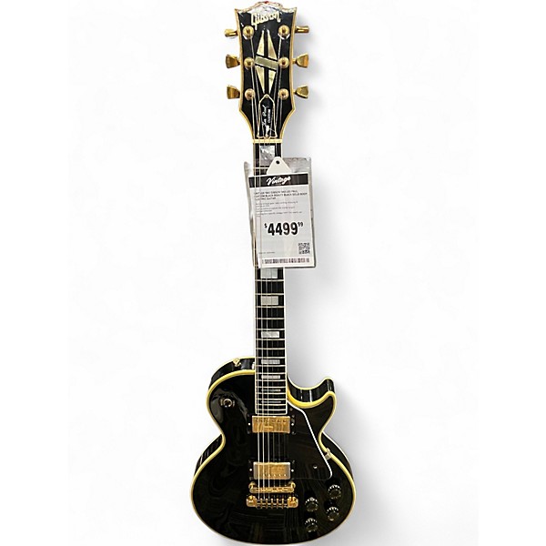 Vintage 1983 Gibson 1983 Les Paul Custom Black Beauty Black Solid Body Electric Guitar