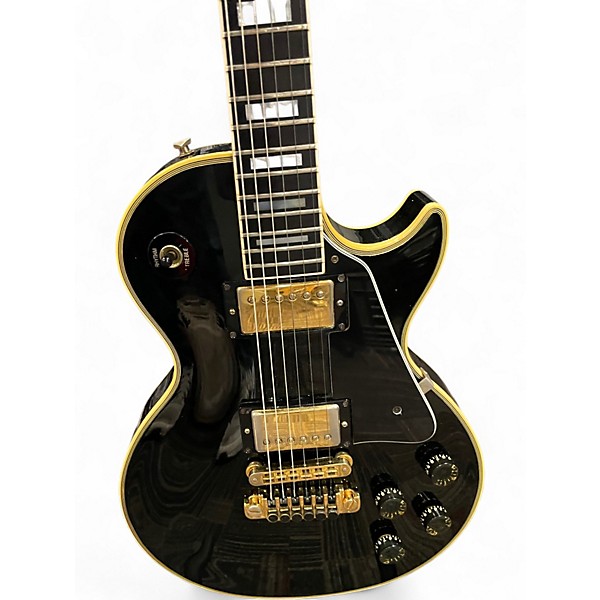 Vintage 1983 Gibson 1983 Les Paul Custom Black Beauty Black Solid Body Electric Guitar