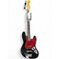 Used Fender American Standard Jazz Bass Black Electric Bass Guitar thumbnail