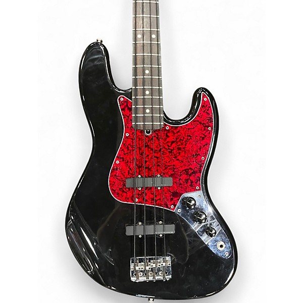 Used Fender American Standard Jazz Bass Black Electric Bass Guitar