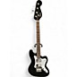 Used Squier Paranormal Rascal Metallic Black Electric Bass Guitar thumbnail