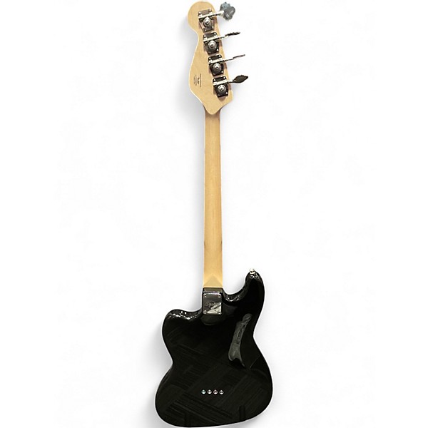 Used Squier Paranormal Rascal Metallic Black Electric Bass Guitar