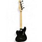 Used Squier Paranormal Rascal Metallic Black Electric Bass Guitar