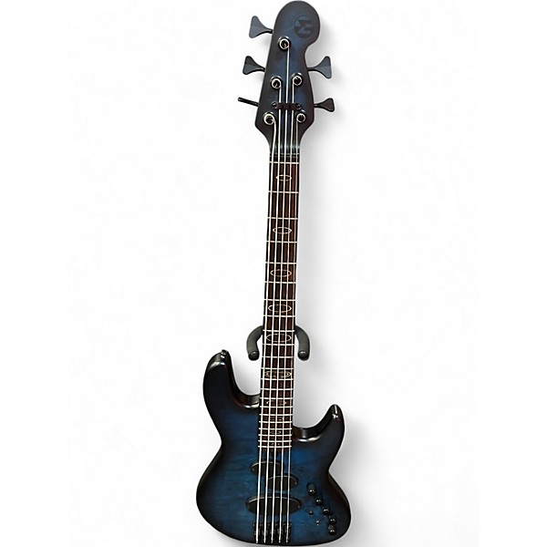 Used Maruszczyk ELWOOD L Blue Burst Electric Bass Guitar