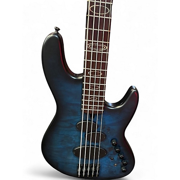Used Maruszczyk ELWOOD L Blue Burst Electric Bass Guitar