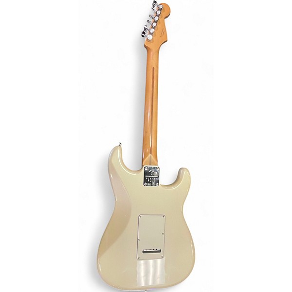 Used Fender Player Plus Stratocaster Pearl White Solid Body Electric Guitar