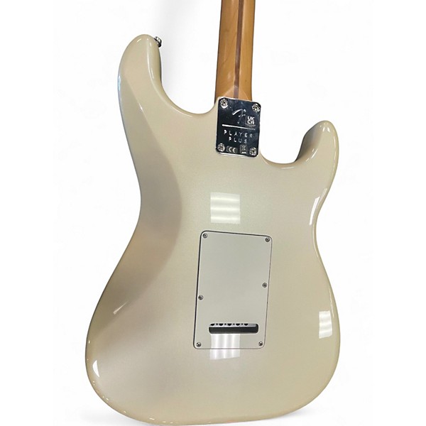 Used Fender Player Plus Stratocaster Pearl White Solid Body Electric Guitar