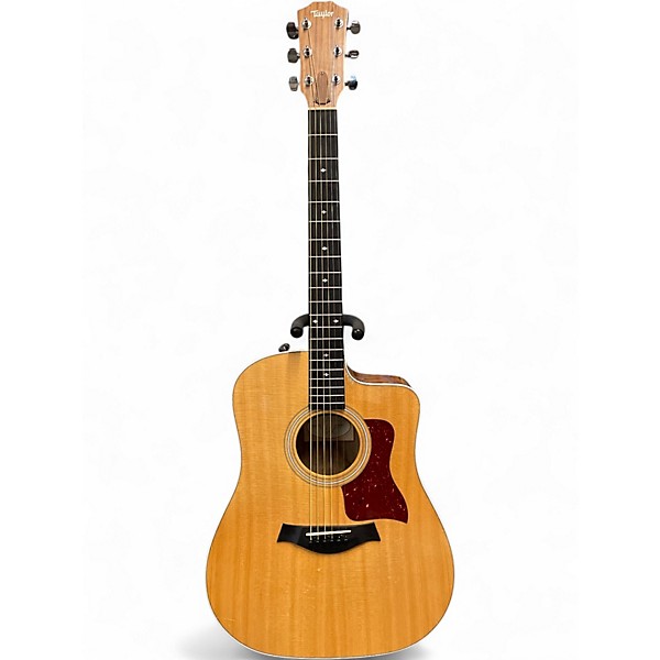 Used Taylor 210ce DLX Natural Acoustic Electric Guitar