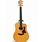 Used Taylor 210ce DLX Natural Acoustic Electric Guitar thumbnail