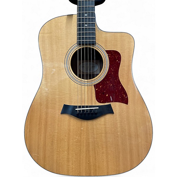 Used Taylor 210ce DLX Natural Acoustic Electric Guitar