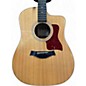 Used Taylor 210ce DLX Natural Acoustic Electric Guitar