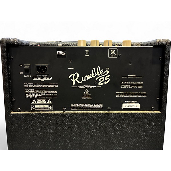 Used Fender Rumble V3 500W 2x10 Bass Combo Amp