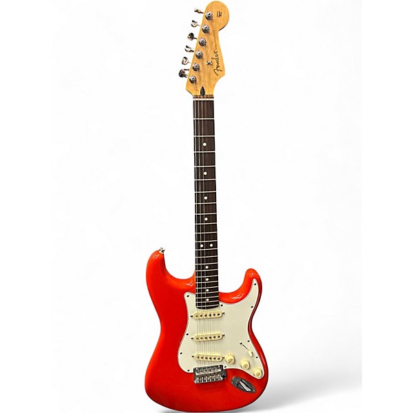 Used Fender Player II Stratocaster CORAL RED Solid Body Electric Guitar