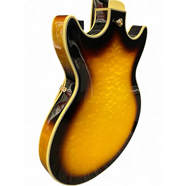 Used Ibanez AM93 Artcore 2 Tone Sunburst Hollow Body Electric Guitar