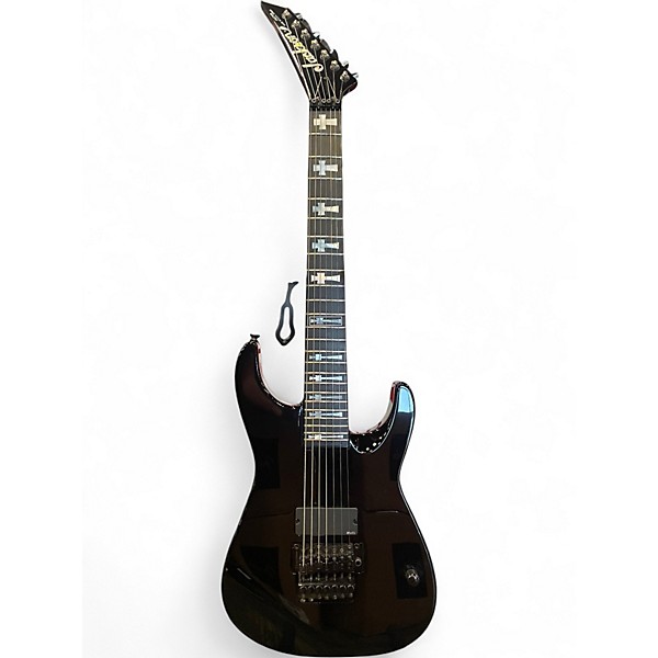Used 2006 Jackson USA Custom Shop Soloist-7 Black Solid Body Electric Guitar