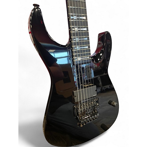 Used 2006 Jackson USA Custom Shop Soloist-7 Black Solid Body Electric Guitar
