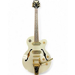 Used Epiphone Wildkat Pearl White Hollow Body Electric Guitar