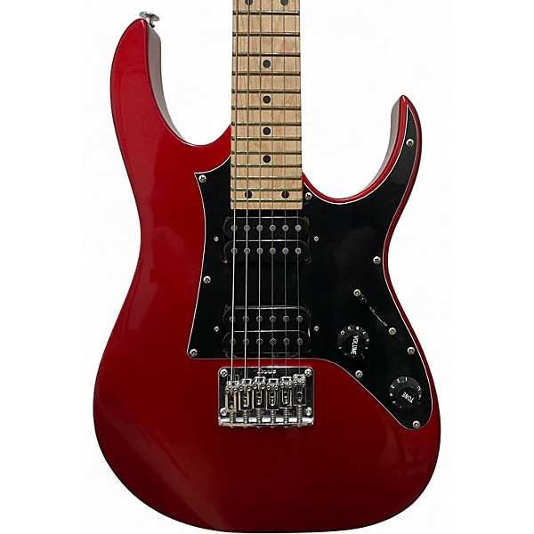 Used Ibanez grgm21m mikro Red Electric Guitar