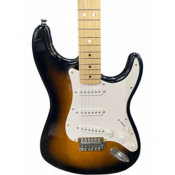 Used Squier SONIC STRATOCASTER SUNBURST Solid Body Electric Guitar
