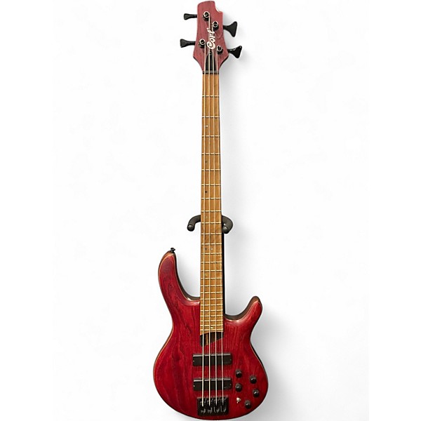 Used Cort B4 ELEMENT OPEN PORE RED Electric Bass Guitar