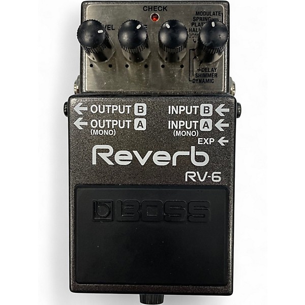 Used BOSS RV6 Digital Reverb Effect Pedal