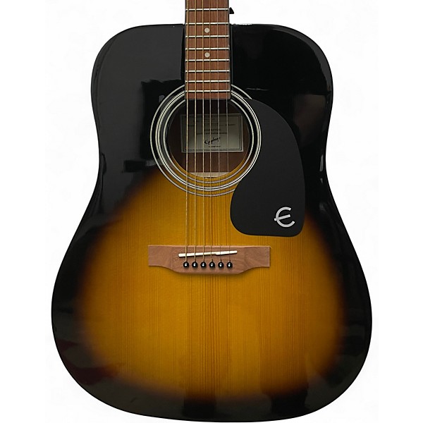 Used 2022 Epiphone Pro 1vs 2 Tone Sunburst Acoustic Guitar