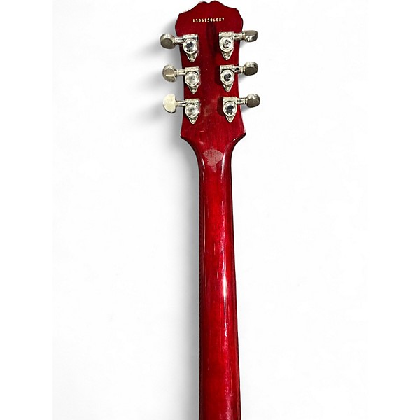 Used Epiphone Les Paul Standard Pro Crimson Red Trans Solid Body Electric Guitar