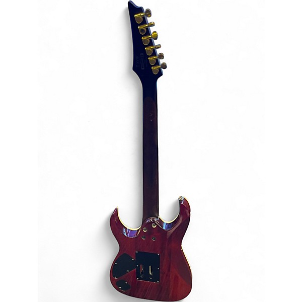 Used Ibanez RG420HPFM Coral Reef Gradation  Solid Body Electric Guitar
