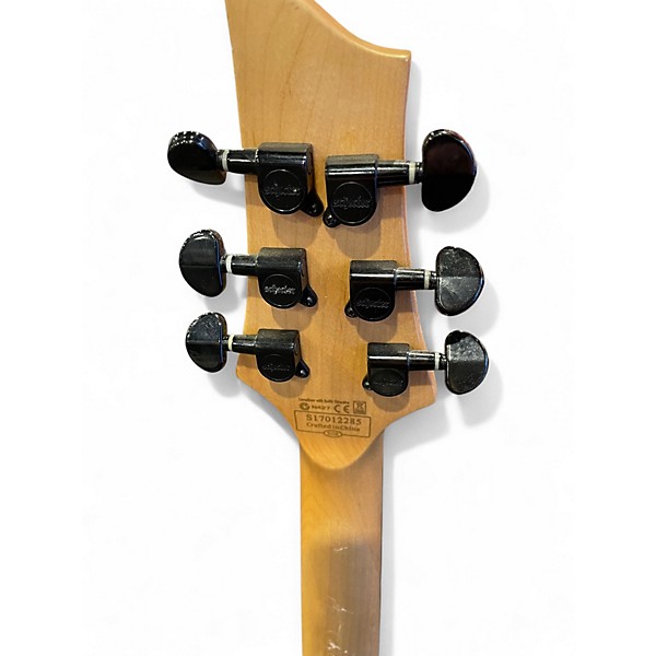 Used Schecter Guitar Research Monster Energy Flying V Black Solid Body Electric Guitar