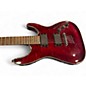 Used Schecter Guitar Research Hellraiser C1 Red Trans Solid Body Electric Guitar