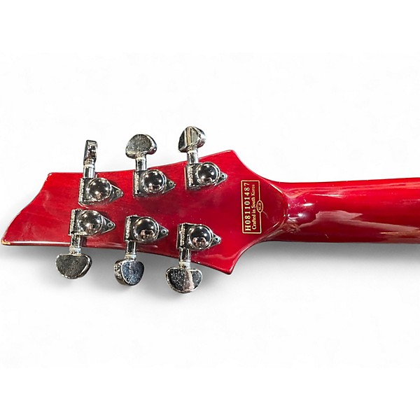 Used Schecter Guitar Research Hellraiser C1 Red Trans Solid Body Electric Guitar