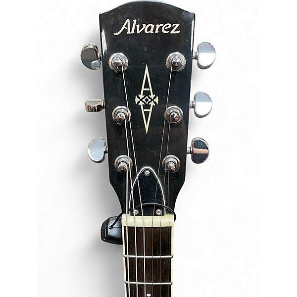 Used Alvarez AAT33/BGE Wine Red Hollow Body Electric Guitar