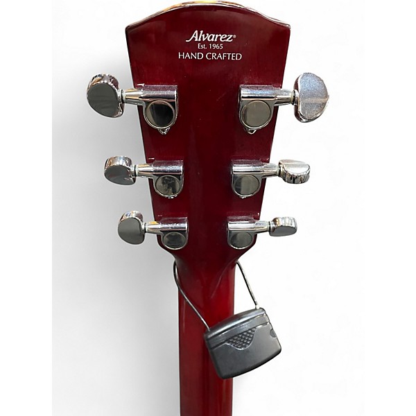 Used Alvarez AAT33/BGE Wine Red Hollow Body Electric Guitar