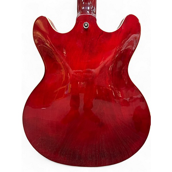 Used Alvarez AAT33/BGE Wine Red Hollow Body Electric Guitar