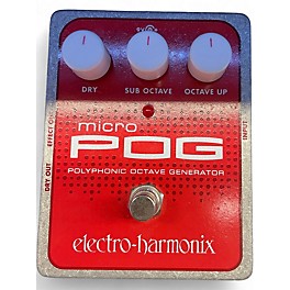 Used Electro-Harmonix Micro Pog Polyphonic Octave Generator Effect Pedal