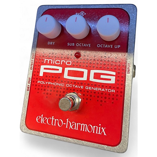 Used Electro-Harmonix Micro Pog Polyphonic Octave Generator Effect Pedal