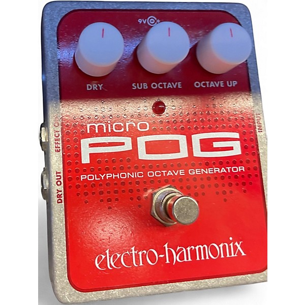Used Electro-Harmonix Micro Pog Polyphonic Octave Generator Effect Pedal