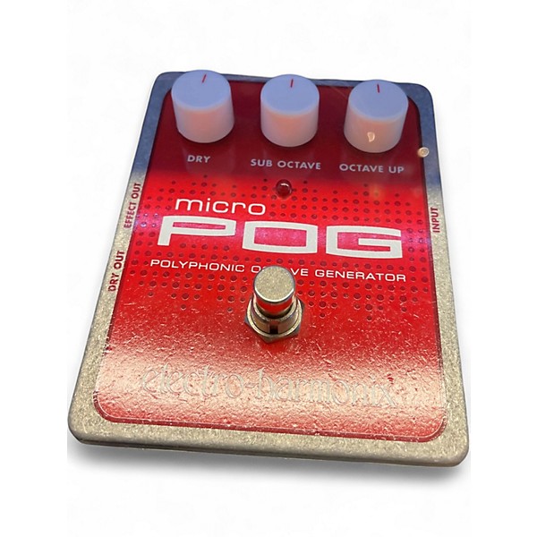 Used Electro-Harmonix Micro Pog Polyphonic Octave Generator Effect Pedal