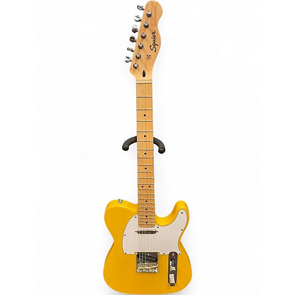 Used Squier SONIC TELECASTER Butterscotch Blonde Solid Body Electric Guitar