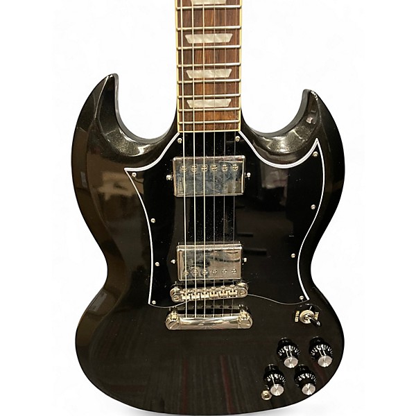 Used Epiphone SG TRADITIONAL PRO Metallic Black Solid Body Electric Guitar