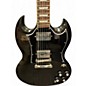 Used Epiphone SG TRADITIONAL PRO Metallic Black Solid Body Electric Guitar