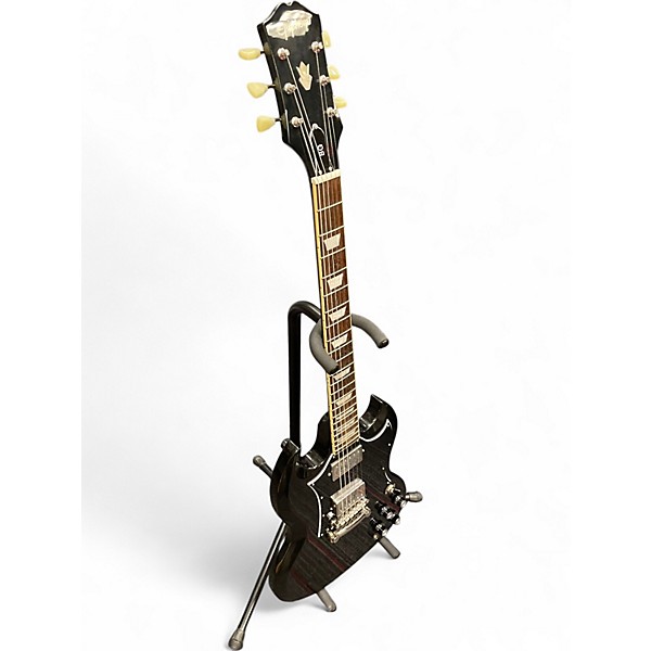Used Epiphone SG TRADITIONAL PRO Metallic Black Solid Body Electric Guitar