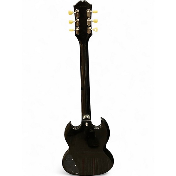 Used Epiphone SG TRADITIONAL PRO Metallic Black Solid Body Electric Guitar