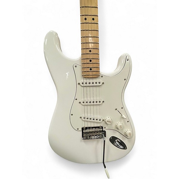 Used Fender Player Stratocaster Alpine White Solid Body Electric Guitar