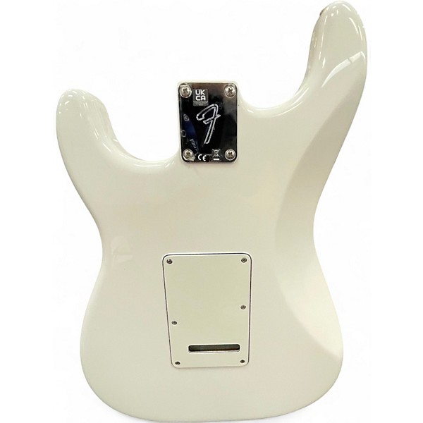 Used Fender Player Stratocaster Alpine White Solid Body Electric Guitar