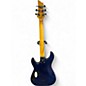 Used Schecter Guitar Research Omen Extreme 6 Ocean Blue Burst Solid Body Electric Guitar