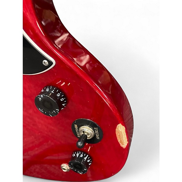 Used Epiphone SG Special Bolt On Candy Apple Red Solid Body Electric Guitar